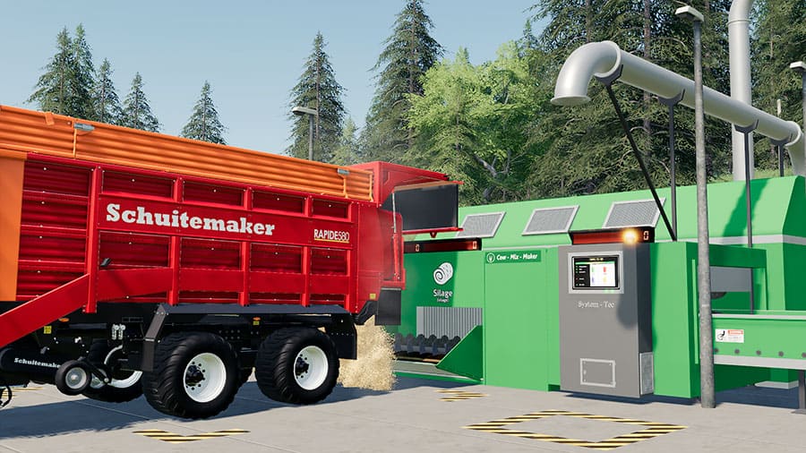 Fs19 Mods • The System Tec Tmr Mixer Plant Placeable • Yesmods 2992