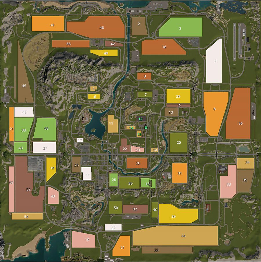 Fs19 Valley Crest Farm 4x Map Simulator Games Mods Sexiz Pix 7966