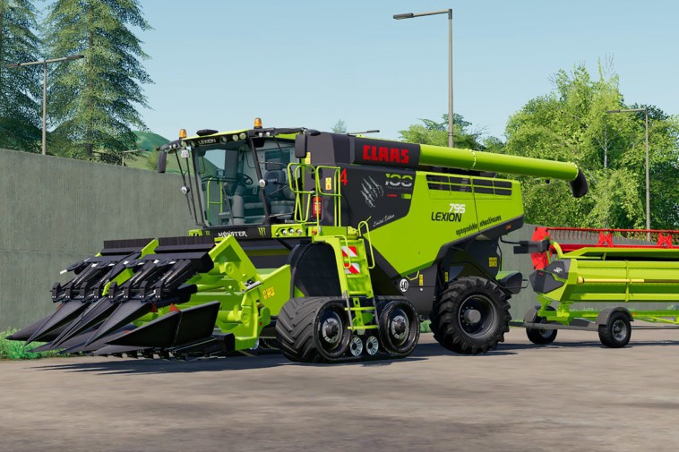 Download the Claas Lexion 795 Monster Combine • FS19 Mods