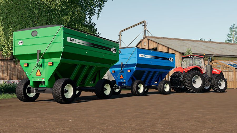 Download The Jandm 680 Gravity Wagon Mod Fs19 Mods 8152