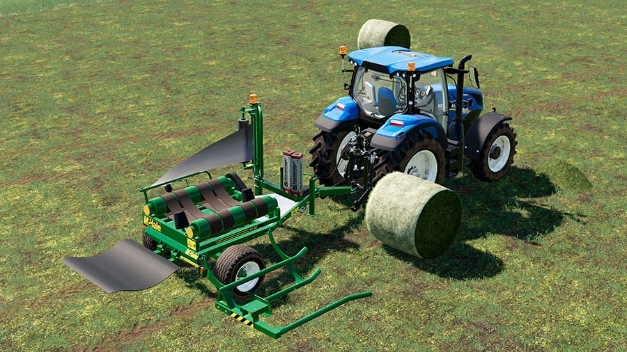 FS19 Round Bale Wrapper