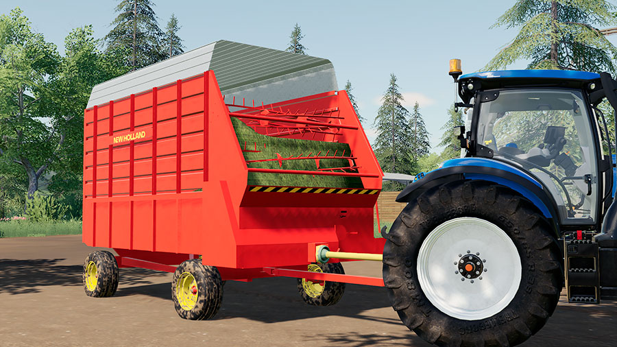 Download FS19 Mods • New Holland 716 Forage Wagon