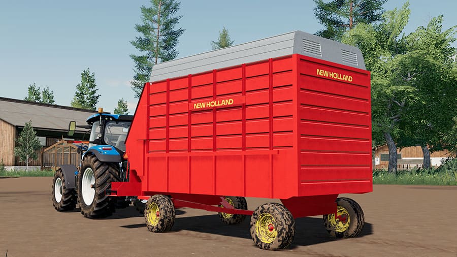 Download FS19 Mods New Holland 716 Forage Wagon