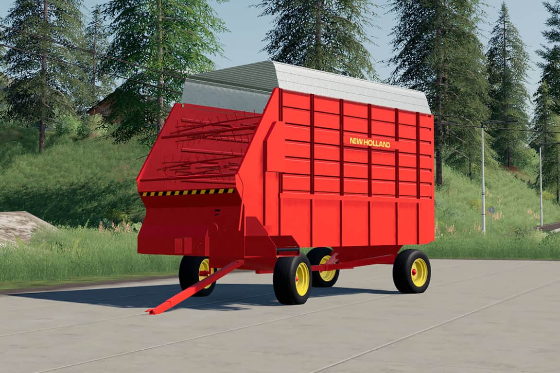 Download FS19 Mods • New Holland 716 Forage Wagon