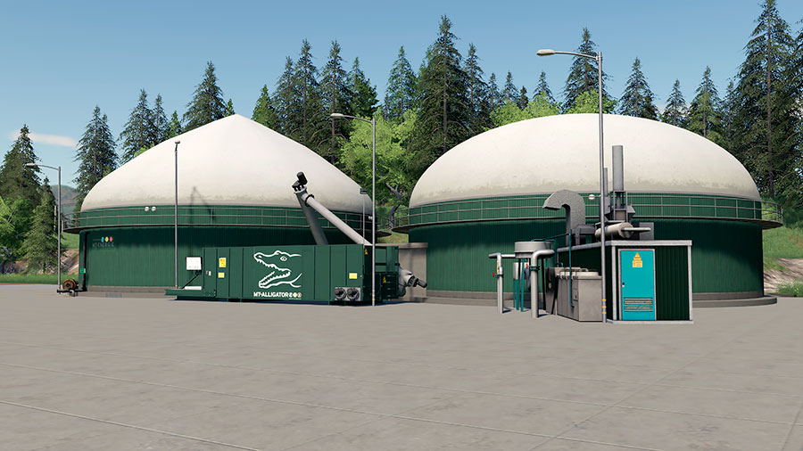 Download FS19 Placeable Biogas Plant (150,000 Liters)