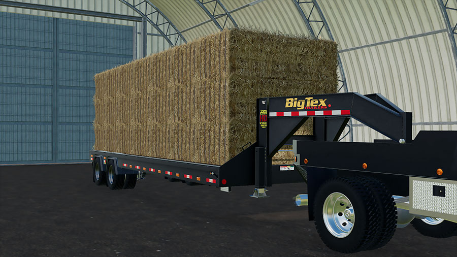 FS19 Mods Big Tex 22GN & 22PH Flatbed Trailers Mod Yesmods