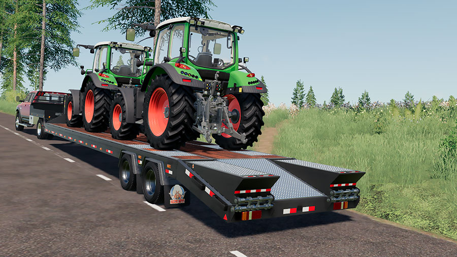 FS19 Mods Big Tex 22GN & 22PH Flatbed Trailers Mod Yesmods