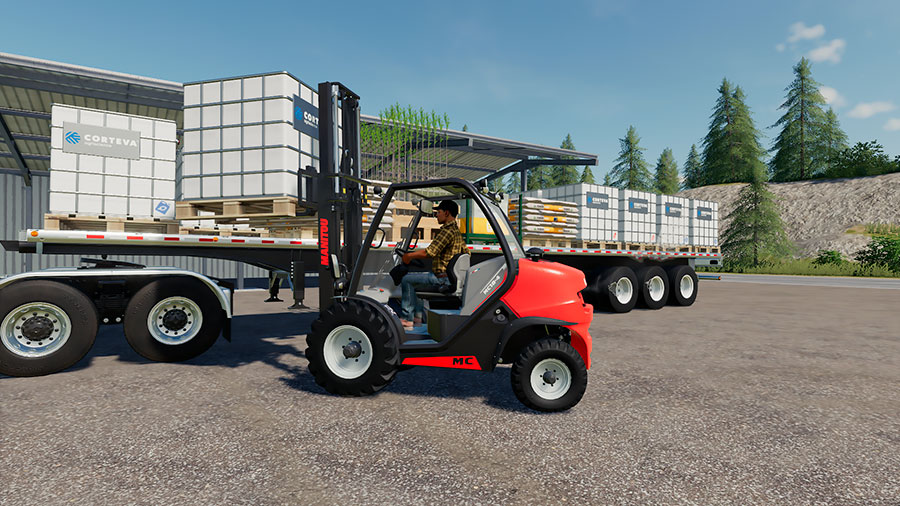 Fs19 Mods Lizard Bale Flat Deck Semi Trailer Autoload Yesmods 1186