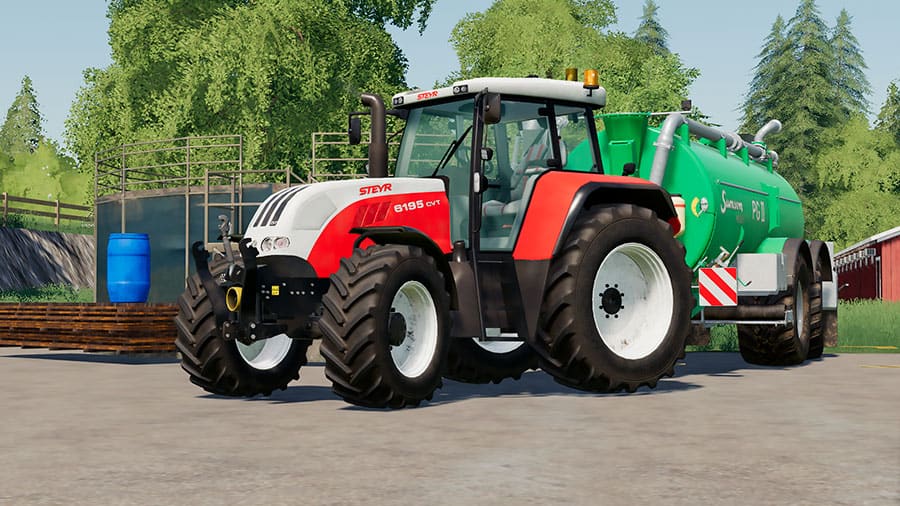 Fs19 Mods The Steyr 6175 6195 Cvt Smatic Tractors Yes 2783