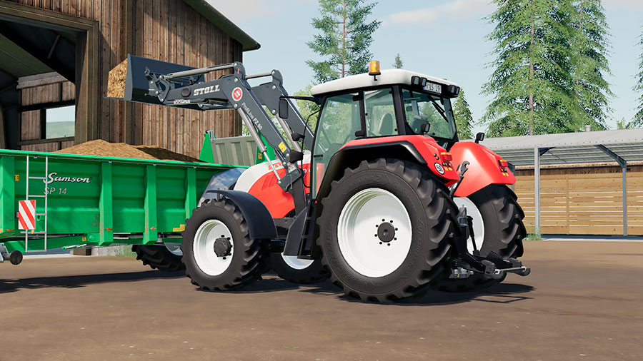 Fs19 Mods The Steyr 6175 6195 Cvt Smatic Tractors Yes 5463