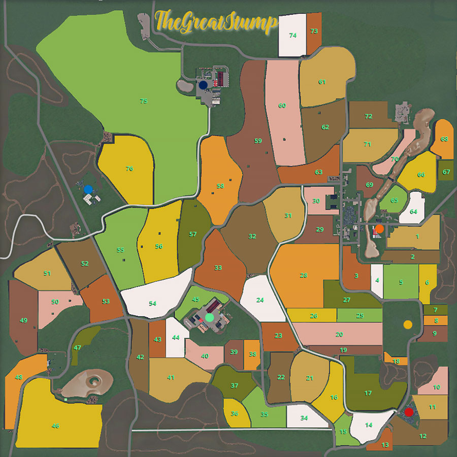 FS19 Mods • The Great Stump (EU Based) Mod Map • Yesmods