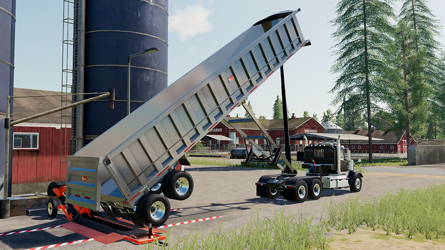 FS19 Mods The Travis (Frameless) End Dump Trailer Yesmods