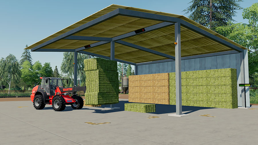 Fs19 Mods Hot Globalcompany Placeable Bale Storages Yesmods 6219