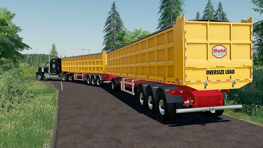 Great Fs19 Mods • Bsm Trailer Semi Tipper • Yesmods 4744