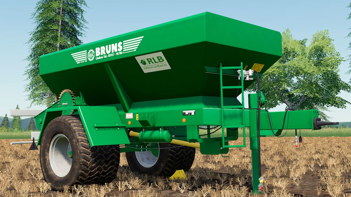 Download The Bredal K165 Fertilizer Spreader Hooklift Fs19 Mods 9652