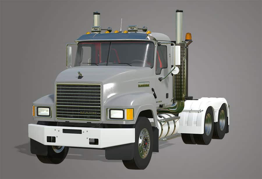 A close up of the Mack Pinnacle FS 19 mod