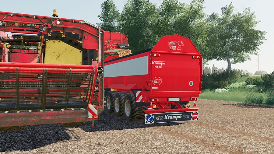 Fs19 Mods • Krampe Bandit 800 Trailer • Yesmods 6011