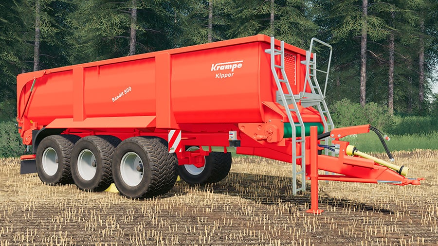 Fs19 Mods • Krampe Bandit 800 Trailer • Yesmods 6110