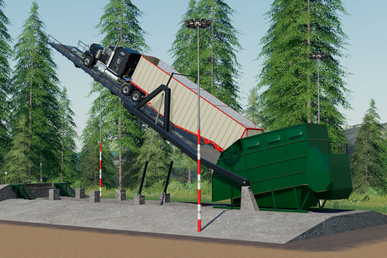 FS19 Mods • Chip Trailer and Truck Dumper • Yesmods