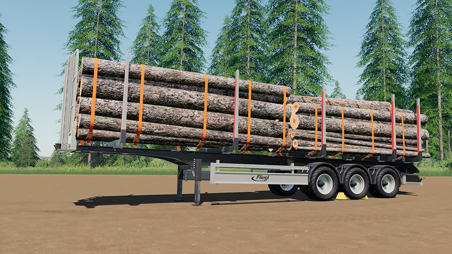 FS19 Mods • Fliegl Timber Runner (Autoload) •