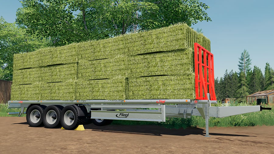 Fliegl Bale Trailer Fs19 Farming Simulator 19 Mod Fs1 9633