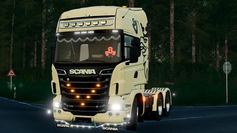 FS19 Mods • Scania R 730 3-Axle Truck • Yesmods