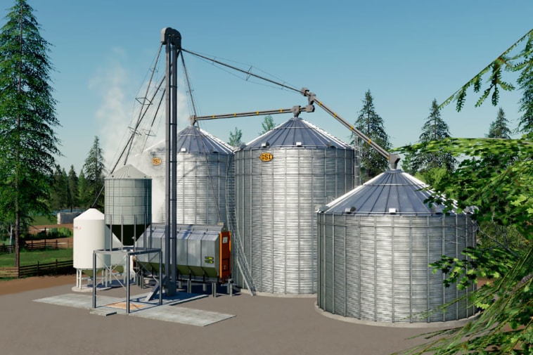 Fs19 Mods • Gsi Grain Complex And Corn Dryer • Yesmods 7697