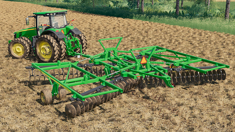 John Deere Tractor And Disk