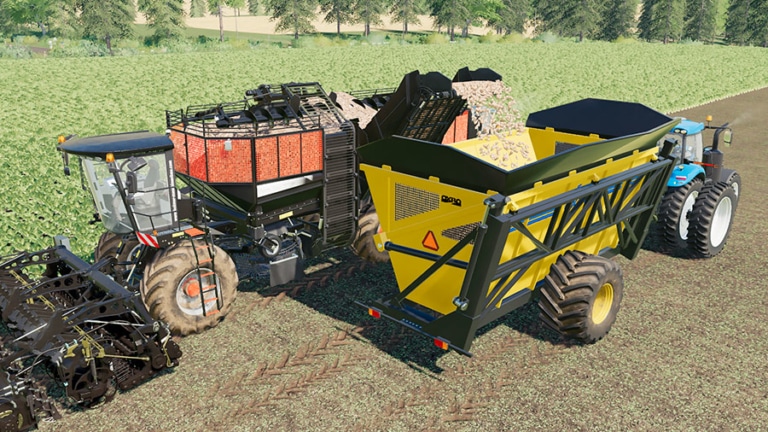 FS19 Mods • Oxbo High Tip Dump Cart • Yesmods